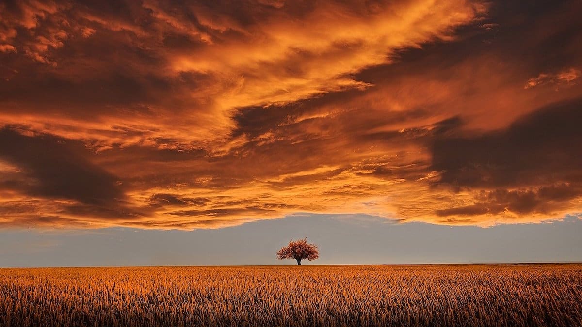 cieli Europa arancioni