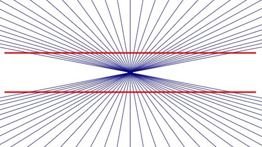 illusione ottica falsa curvatura