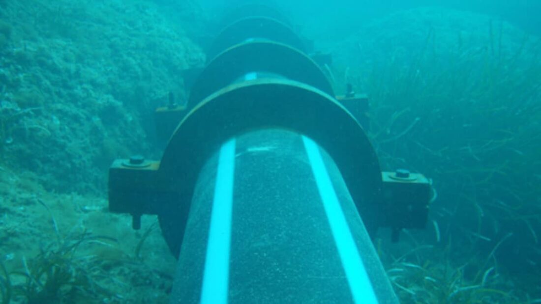 la condotta sottomarina in costiera