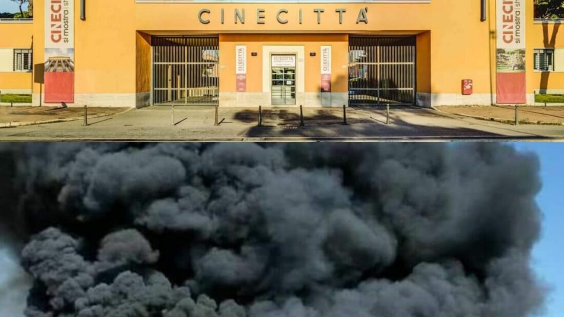 Incendio Cinecittà