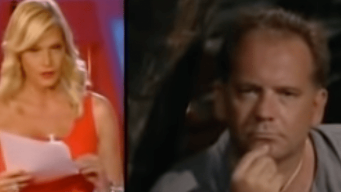 Simona Ventura e Alessandro Cecchi Paone all'Isola dei Famosi