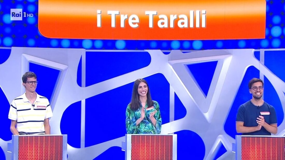 I tre Taralli sono i nuovi campioni di Reazione a catena