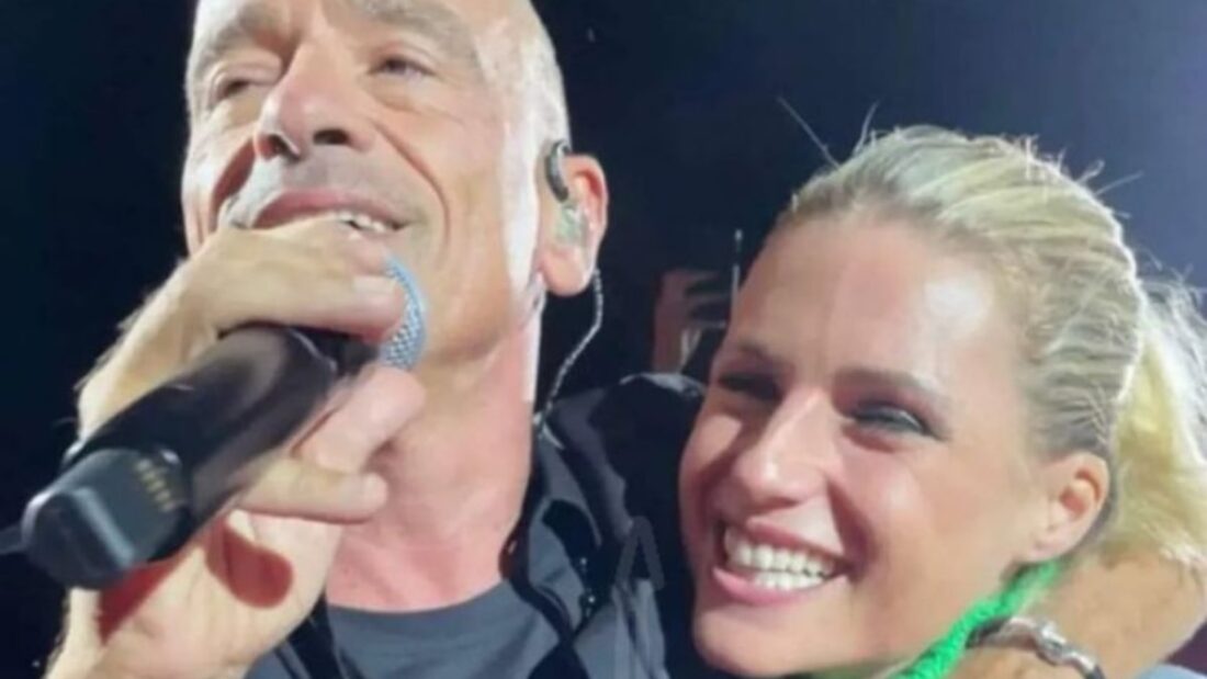 Eros Ramazzotti e Michelle Hunziker al concerto