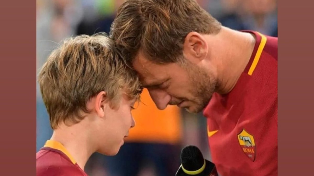 Compleanno Francesco Totti. Dedica dei figli