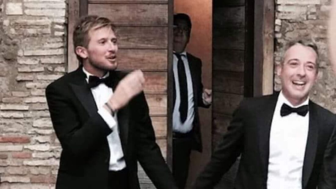 Pierluigi Diaco e Alessio Orsingher, come si sono vestiti al matrimonio?