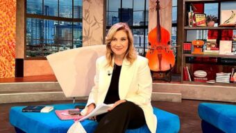 Serena Bortone nello studio di Oggi è un altro giorno