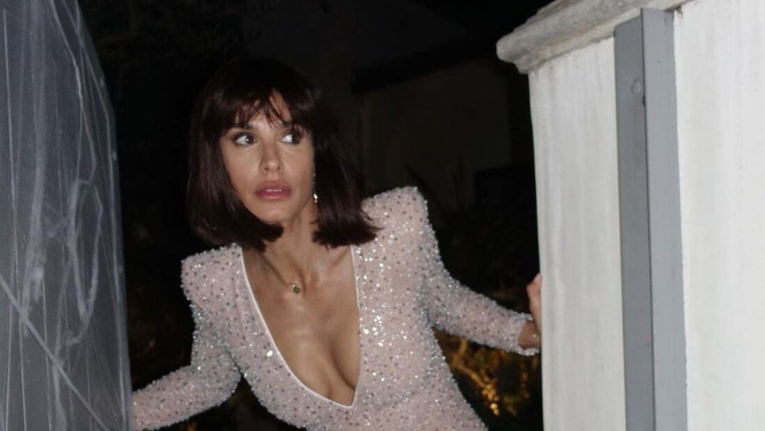 Elisabetta Canalis alla festa di Halloween