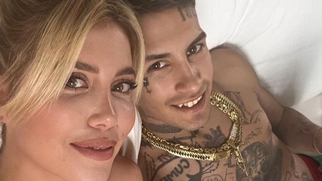 Il rapper L-Gante e Wanda Nara