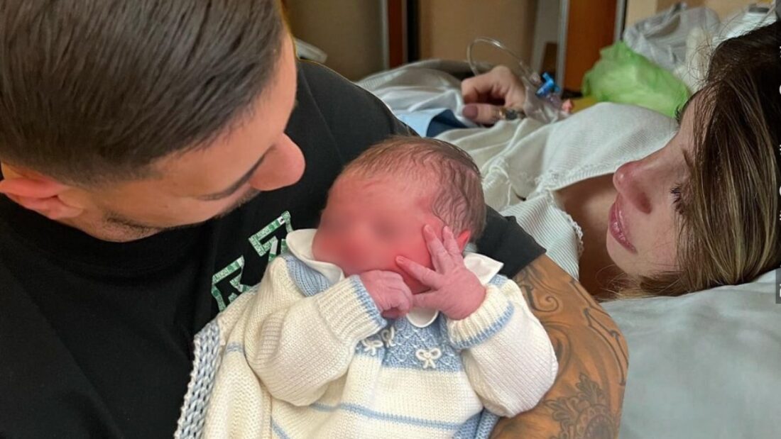 E' nato il figlio di Chiara Nasti e di Mattia Zaccagni