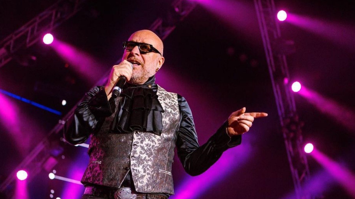 Il cantante Mario Biondi