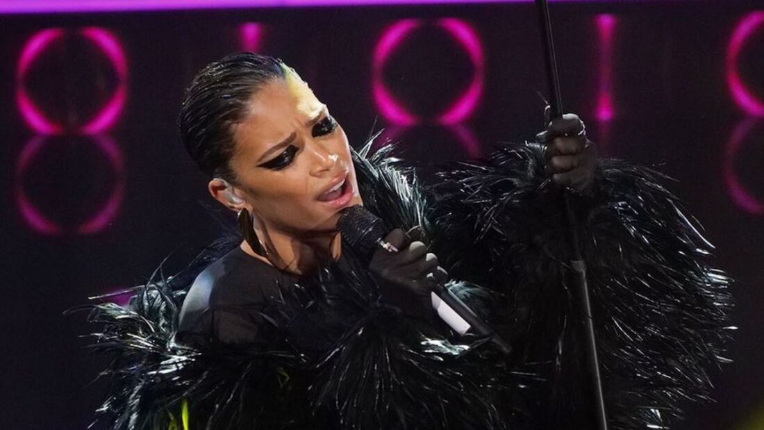 Elodie sul palco del Festival di Sanremo 2023