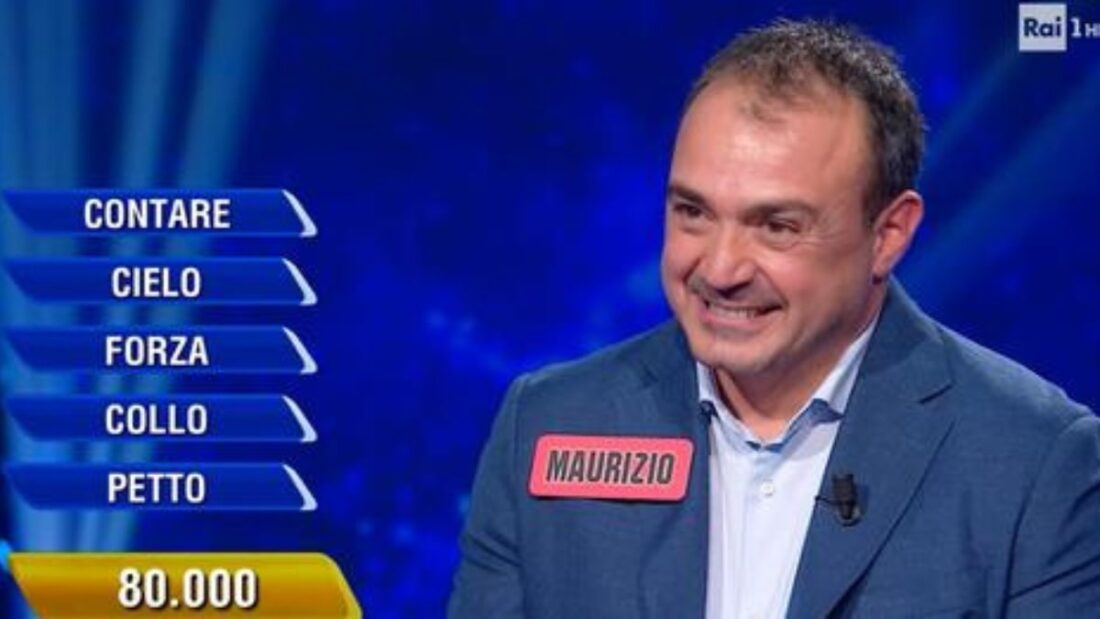 Maurizio il nuovo campione de L'Eredità