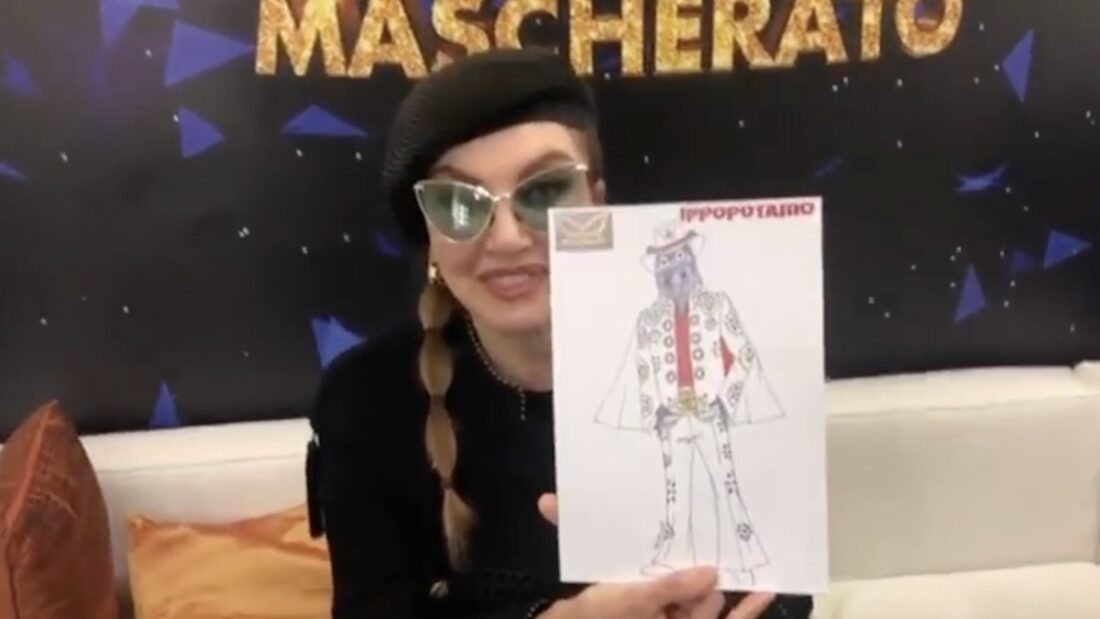 La maschera dell'Ippopotamo al Cantante Mascherato