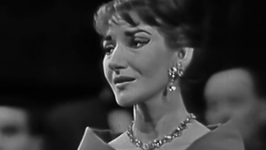 La soprano Maria Callas