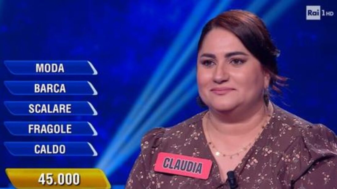 L'eredità Claudia la nuova campionessa