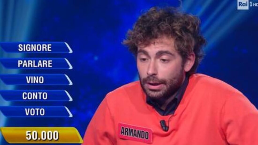 L'Eredità chi è Armando