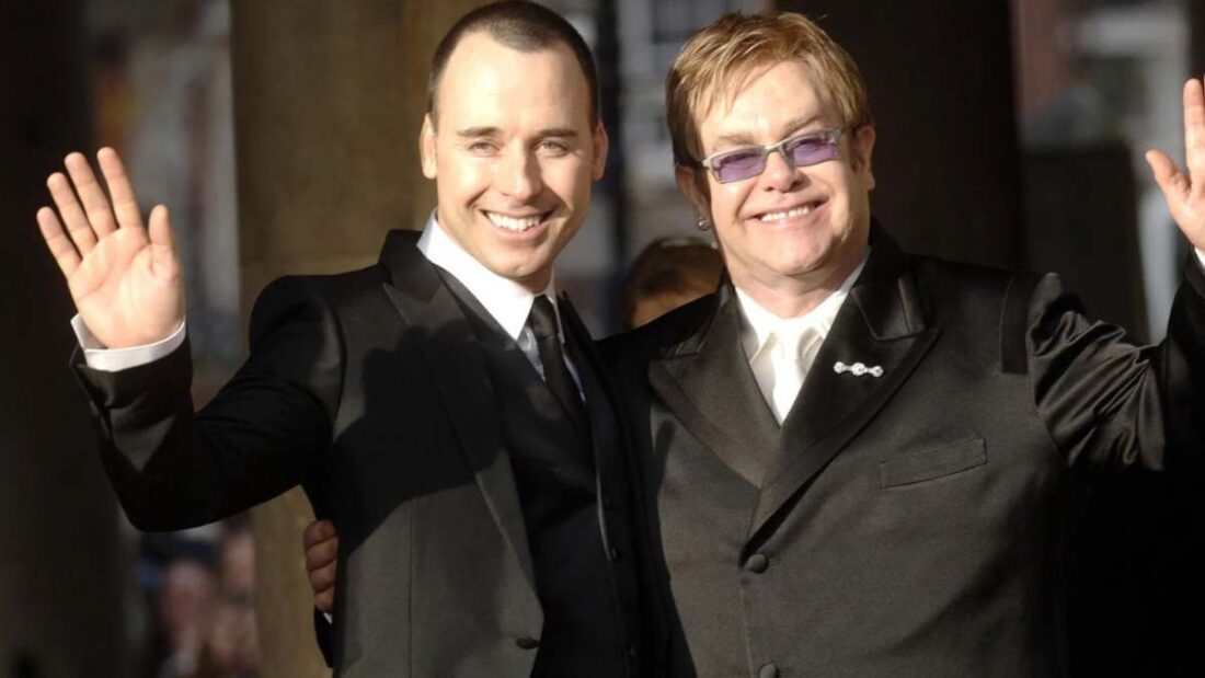 David Furnish e il marito Elton John