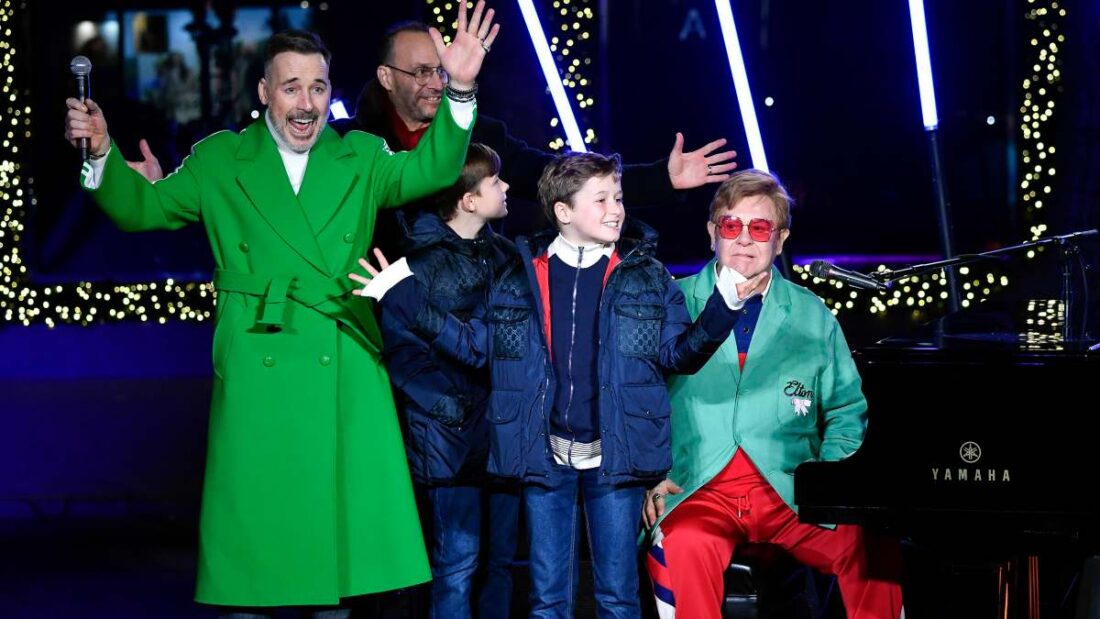 Zachary ed Elijah i figli di Elton John