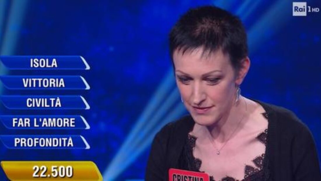 La vincita di Cristina