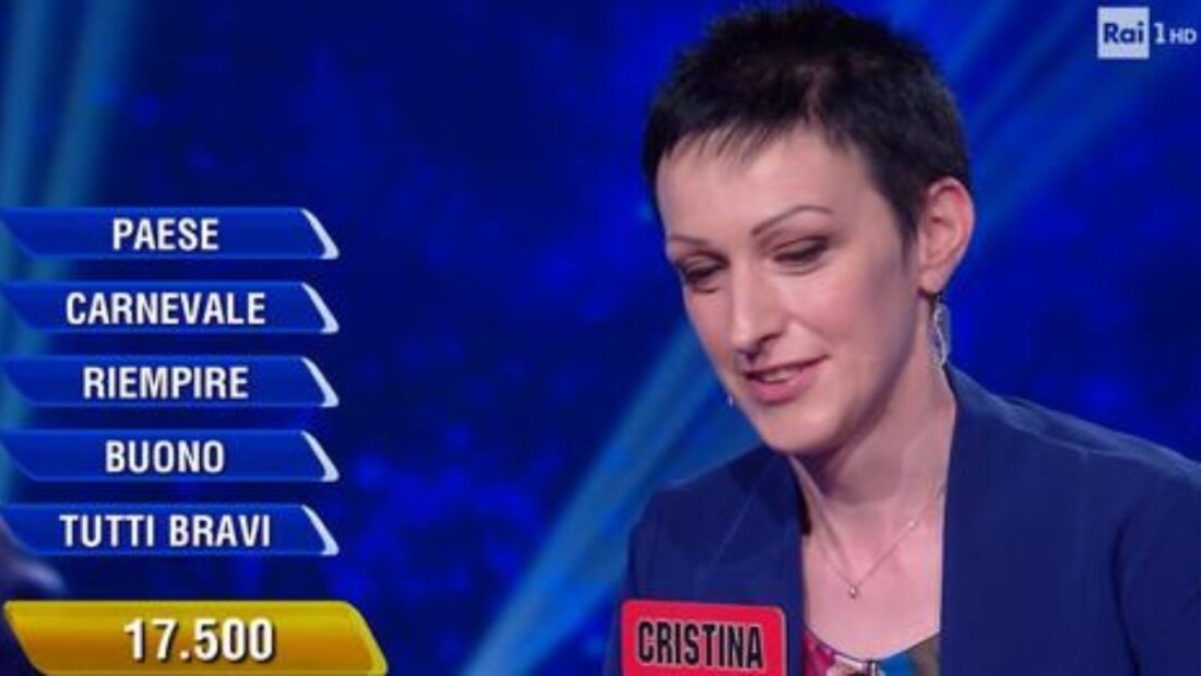 L'Eredità Cristina la campionessa e le sue vincite