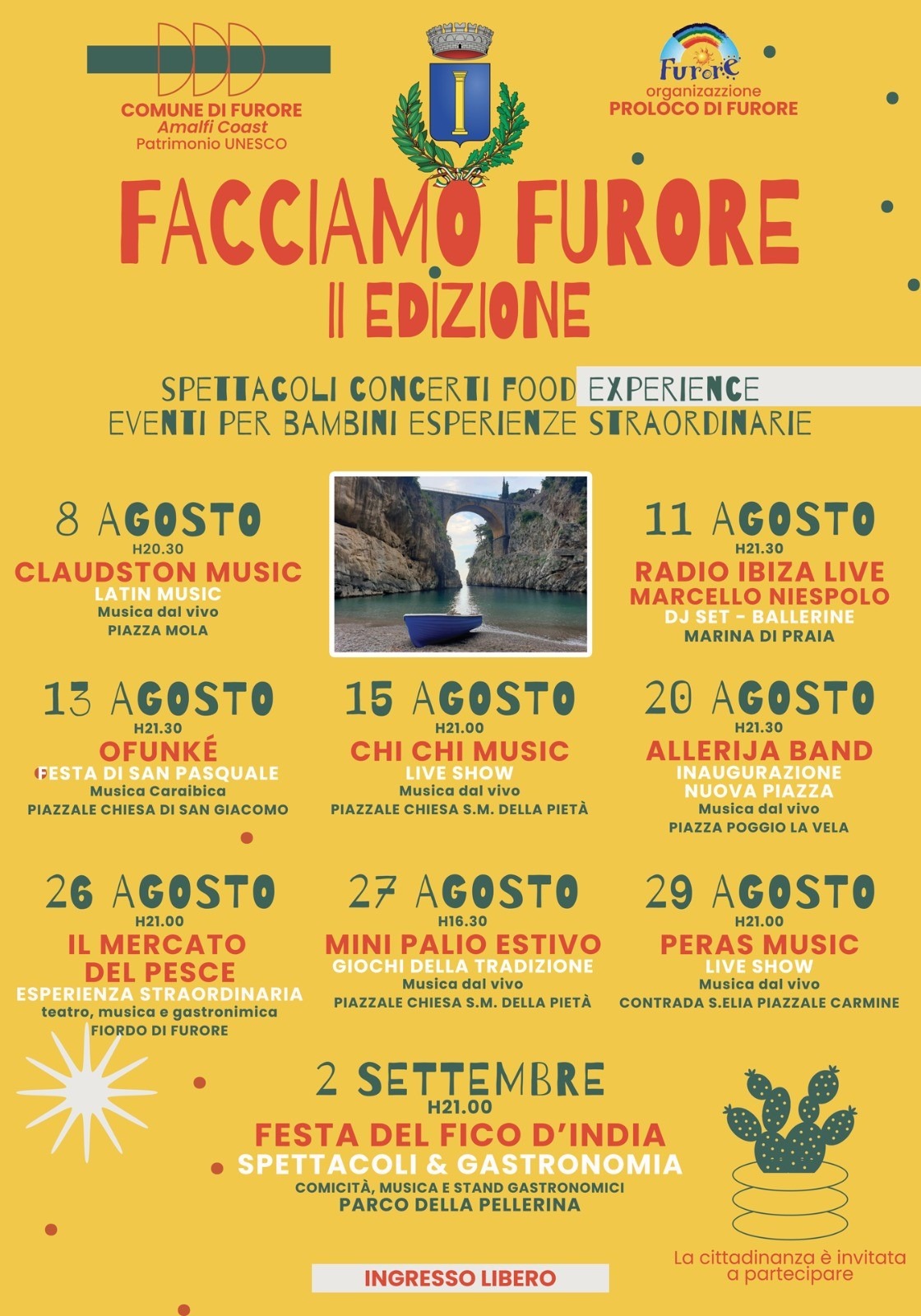 Eventi estivi Furore