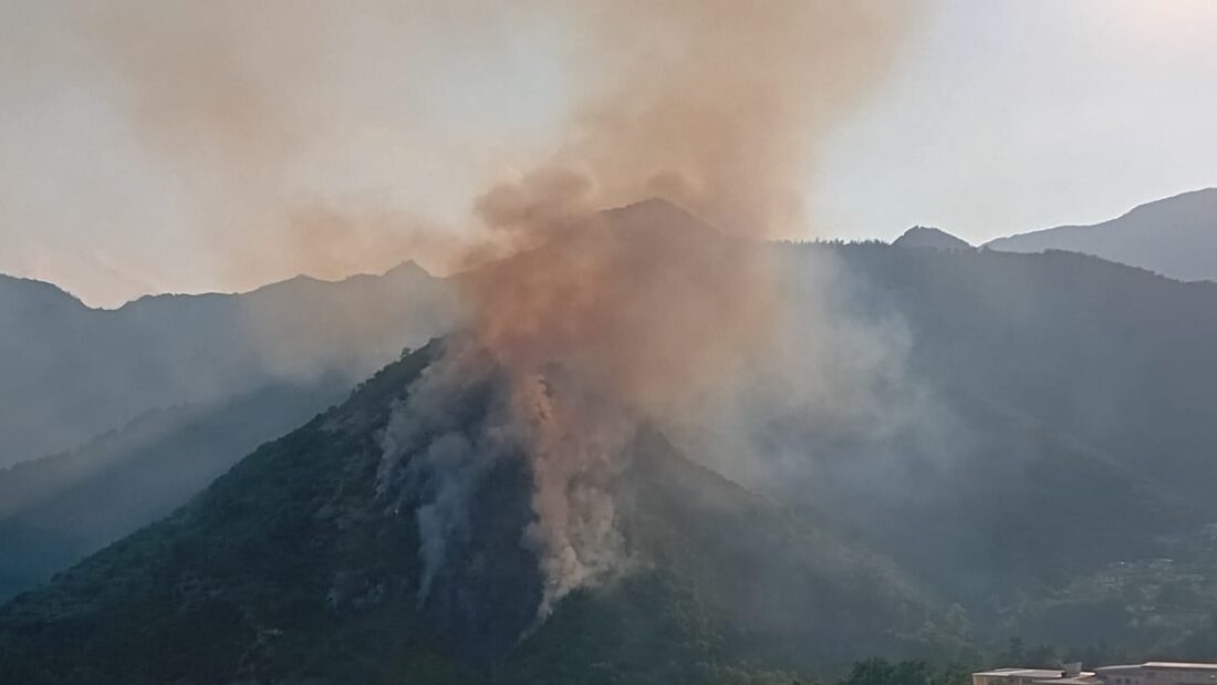 Incendio Tramonti