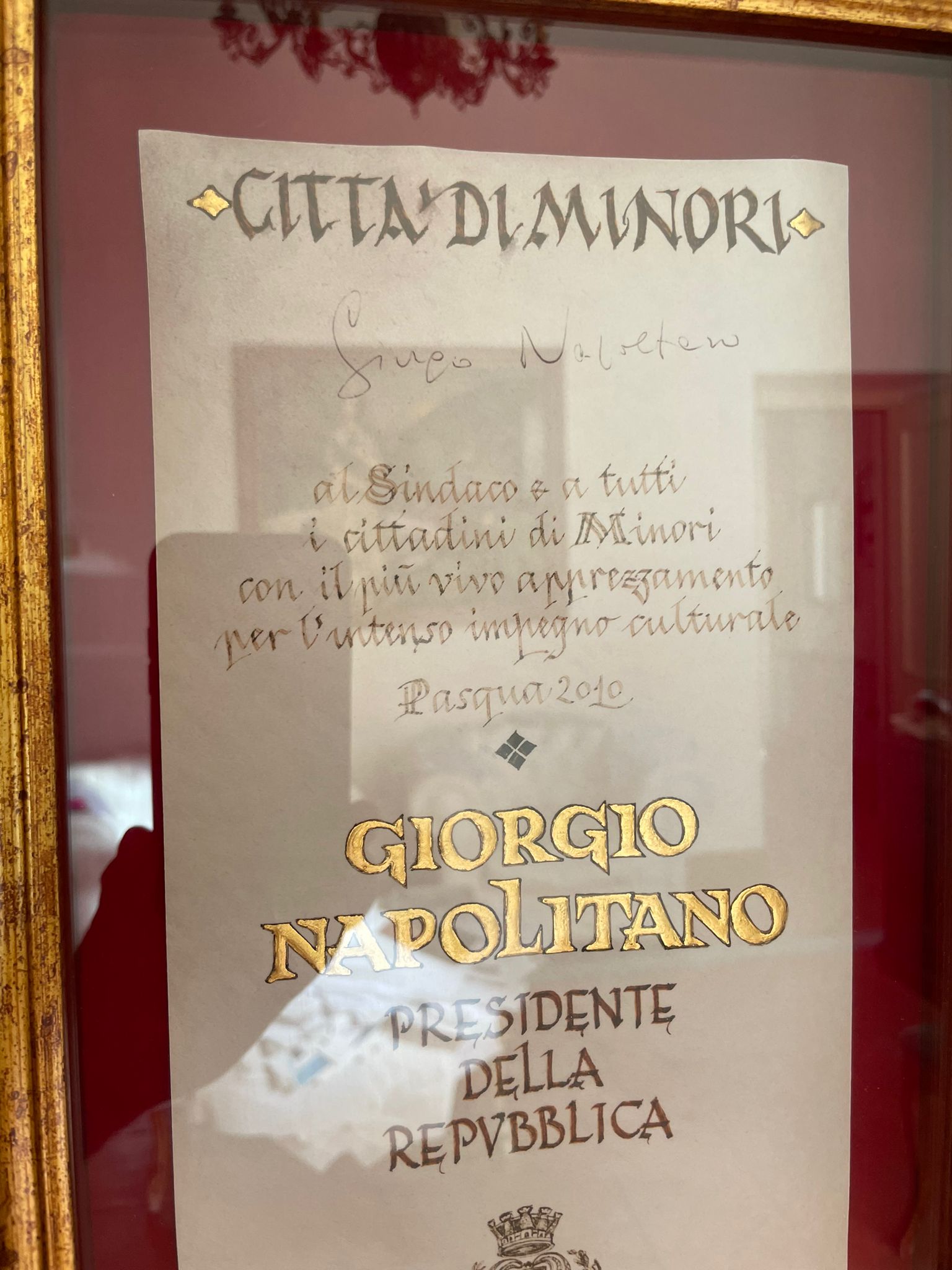 Giorgio Napolitano Minori