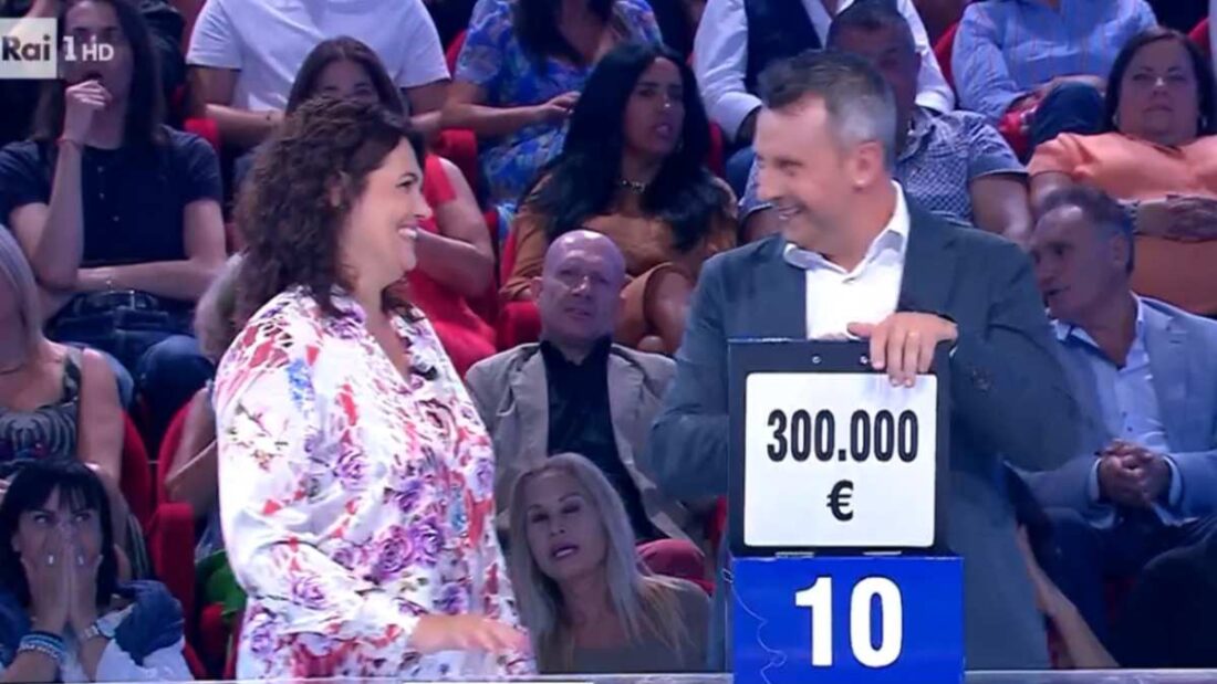 Tony e Gabriella pacco 300mila euro Affari Tuoi