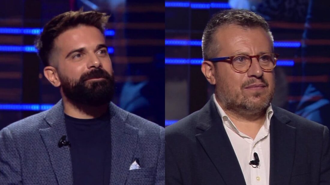 Matteo Giovanardi e Giuseppe Desantis, concorrenti di Caduta Libera