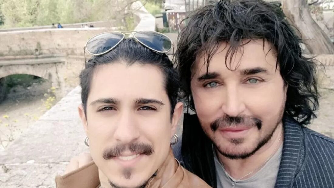 Scialpi e il fidanzato Louis Pirreras