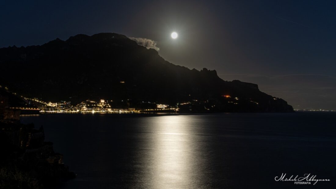 Eclissi luna Costier Amalfitana