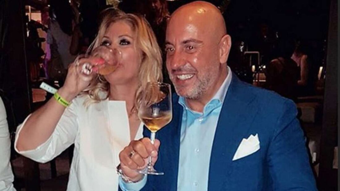 Tina Cipollari insieme al fidanzato Vincenzo Ferrara