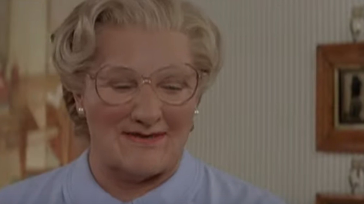 Il film Mrs. Doubtfire con Robin Williams