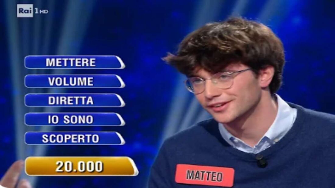 l'eredità chi è il nuovo campione matteo