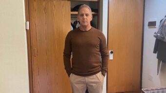 L'attore Vincent Riotta