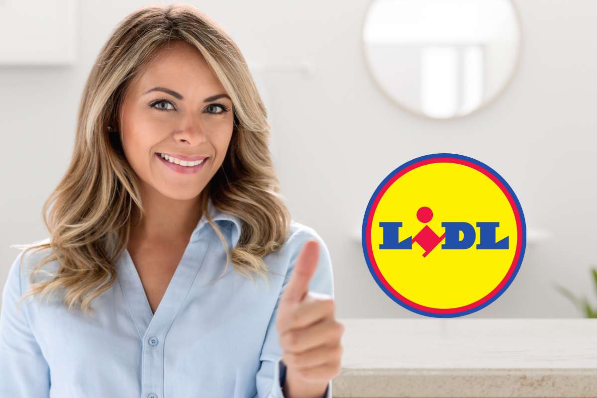 lidl logo bagno donna gesto ok
