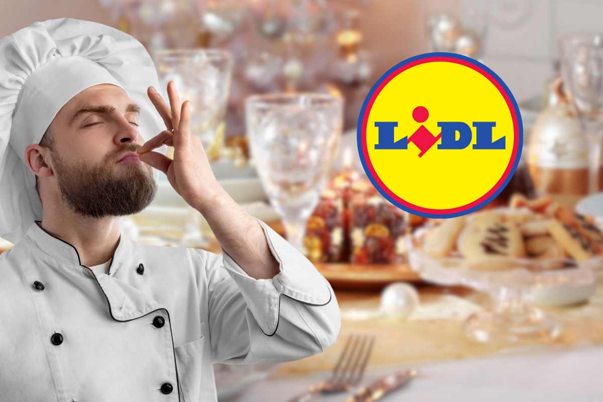 logo lidl chef tavola apparecchiata