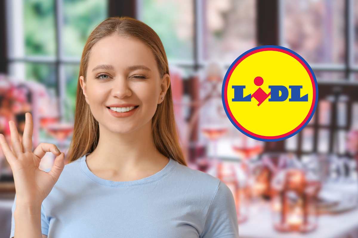 lidl logo donna ok tavola natale