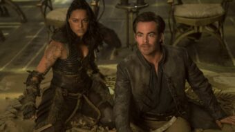 Chris Pine e Michelle Rodriguez in una scena di Dungeons & Dragons L'Onore dei Ladri